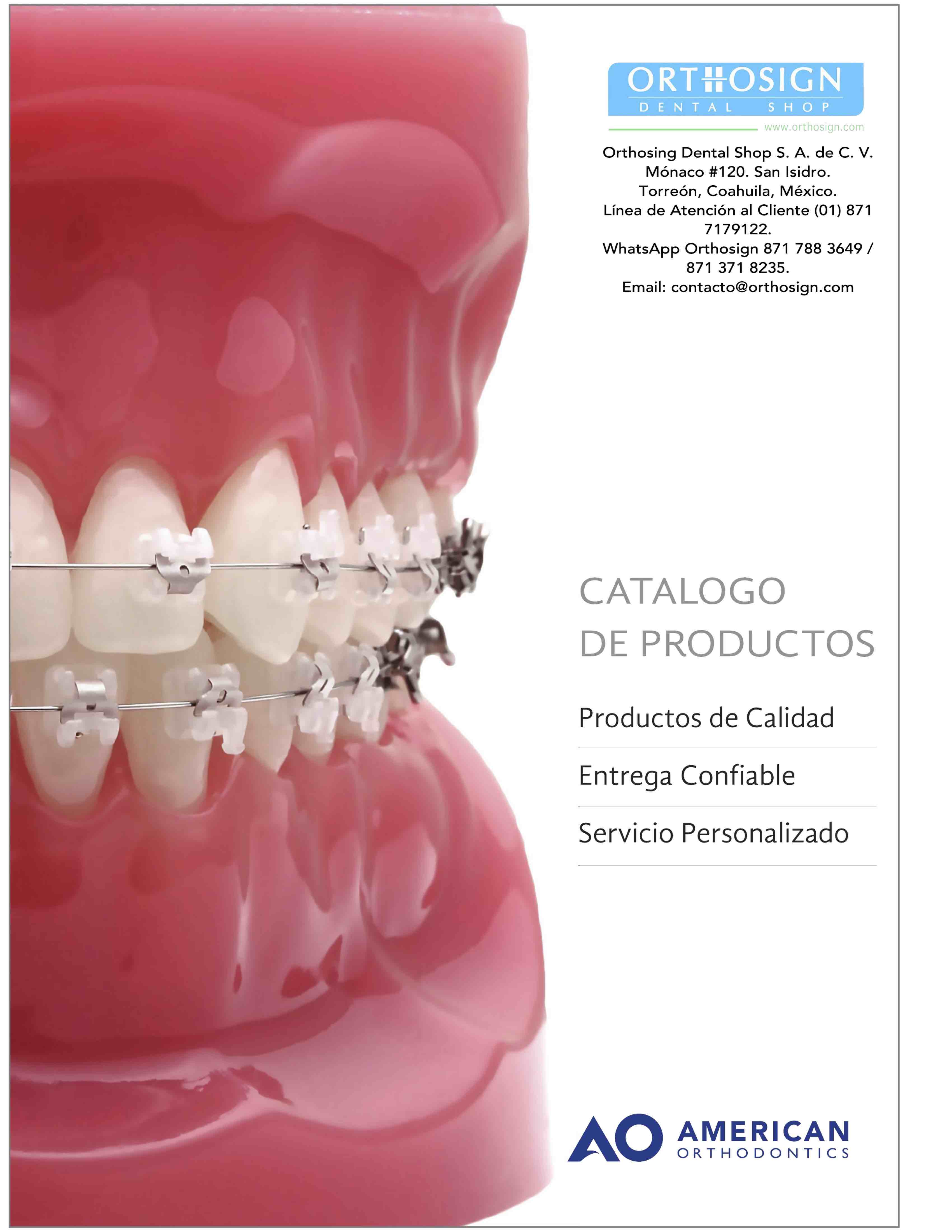 Catálogo American Orthodontics
